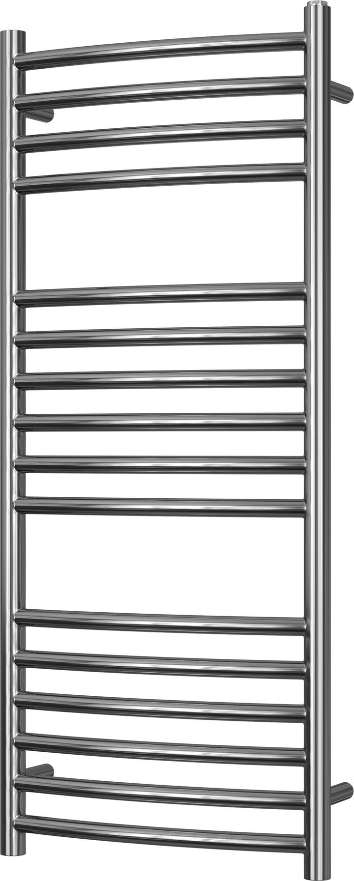 Aston - Stainless Steel Heated Towel Rail - H1000mm x W400mm - Curved