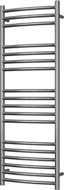 Aston - Stainless Steel Heated Towel Rail - H1200mm x W400mm - Curved