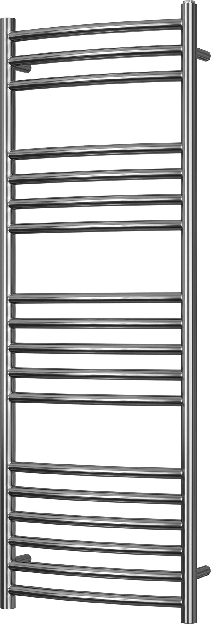 Aston - Stainless Steel Heated Towel Rail - H1200mm x W400mm - Curved