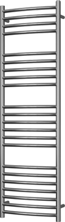 Aston - Stainless Steel Heated Towel Rail - H1400mm x W400mm - Curved