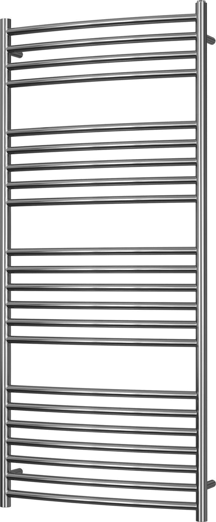Aston - Stainless Steel Heated Towel Rail - H1400mm x W600mm - Curved