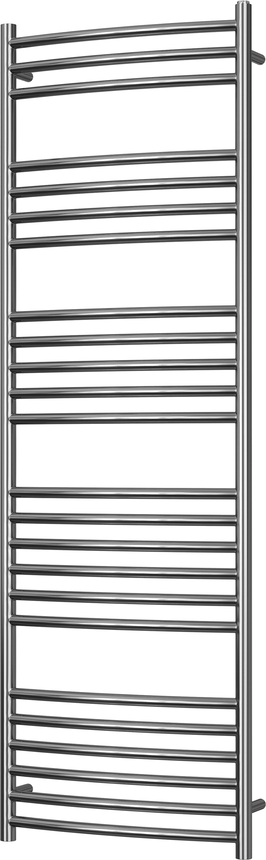 Aston - Stainless Steel Heated Towel Rail - H1600mm x W500mm - Curved