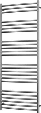 Aston - Stainless Steel Heated Towel Rail - H1600mm x W600mm - Curved