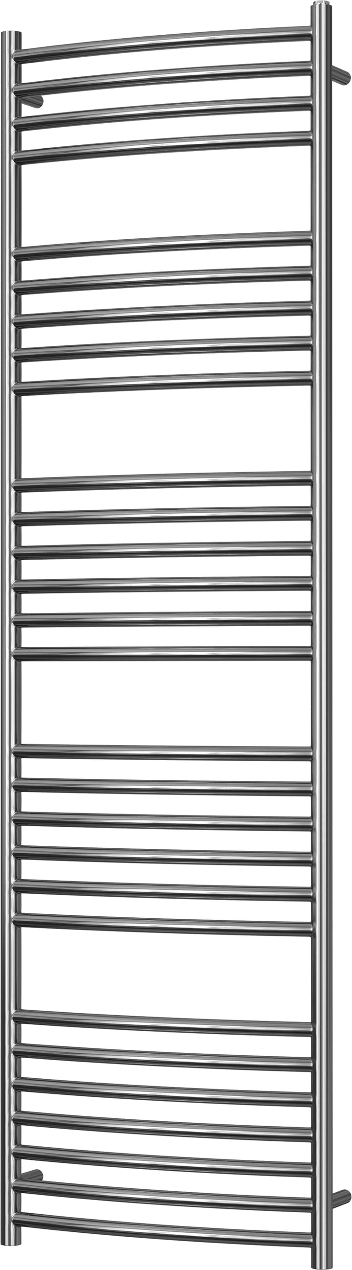 Aston - Stainless Steel Heated Towel Rail - H1800mm x W400mm - Curved