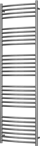 Aston - Stainless Steel Heated Towel Rail - H1800mm x W400mm - Curved
