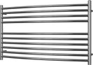 Aston - Stainless Steel Heated Towel Rail - H600mm x W1000mm - Curved