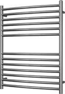 Aston - Stainless Steel Heated Towel Rail H800mm x W600mm - Curved