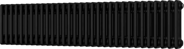 Alpha - Black Column Radiator H300mm x W1355mm 3 Column