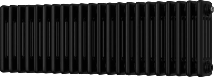 Alpha - Black Column Radiator H300mm x W988mm 4 Column