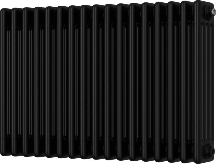 Alpha - Black Column Radiator H500mm x W768mm 4 Column