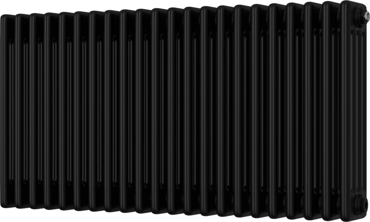 Alpha - Black Column Radiator H500mm x W988mm 4 Column