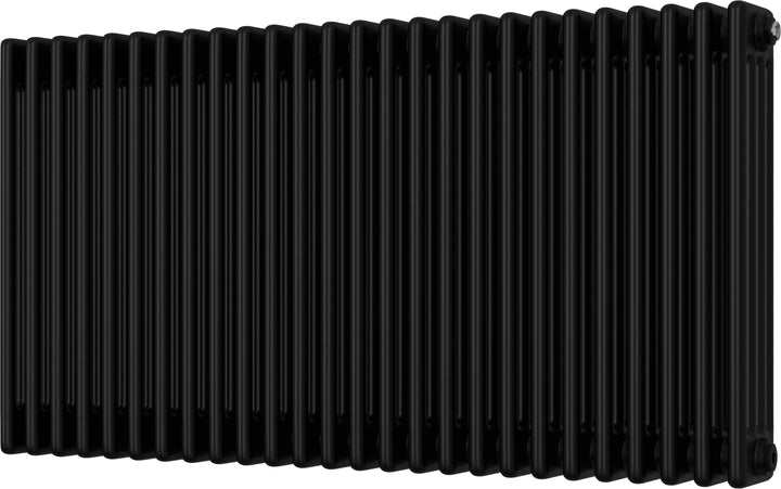 Alpha - Black Column Radiator H600mm x W1164mm 4 Column