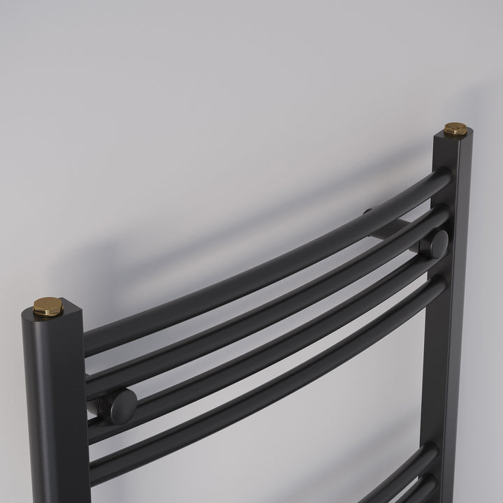 Derry Bold - Thermostatic Radiator Valve & Accessory Kit - Antique Brass Angled 15mm