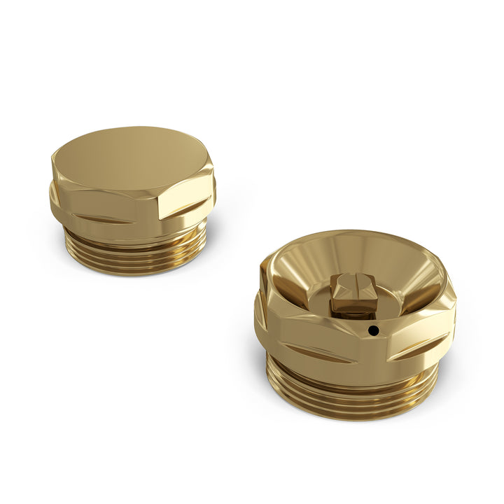 Talus - Radiator Bleed Valve & Blanking Plug Polished Brass