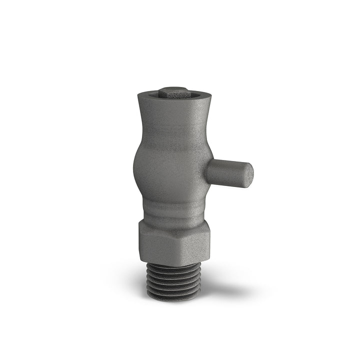 Talus - Cast Iron Radiator Bleed Valve - Natural Pewter