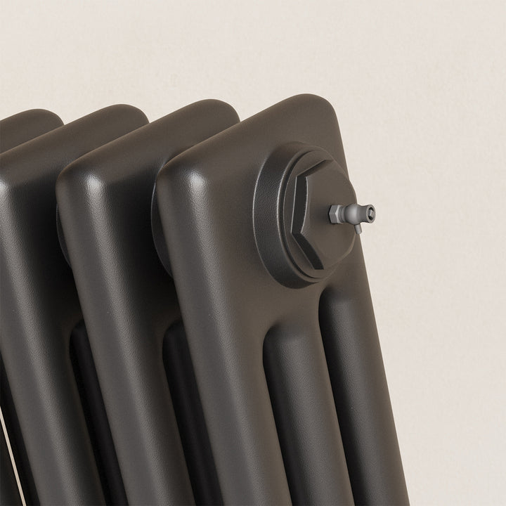 Talus - Cast Iron Radiator Bleed Valve - Natural Pewter