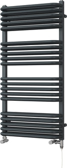 Crossmoor - Anthracite Dual Fuel Towel Rail H1000mm x W500mm Standard