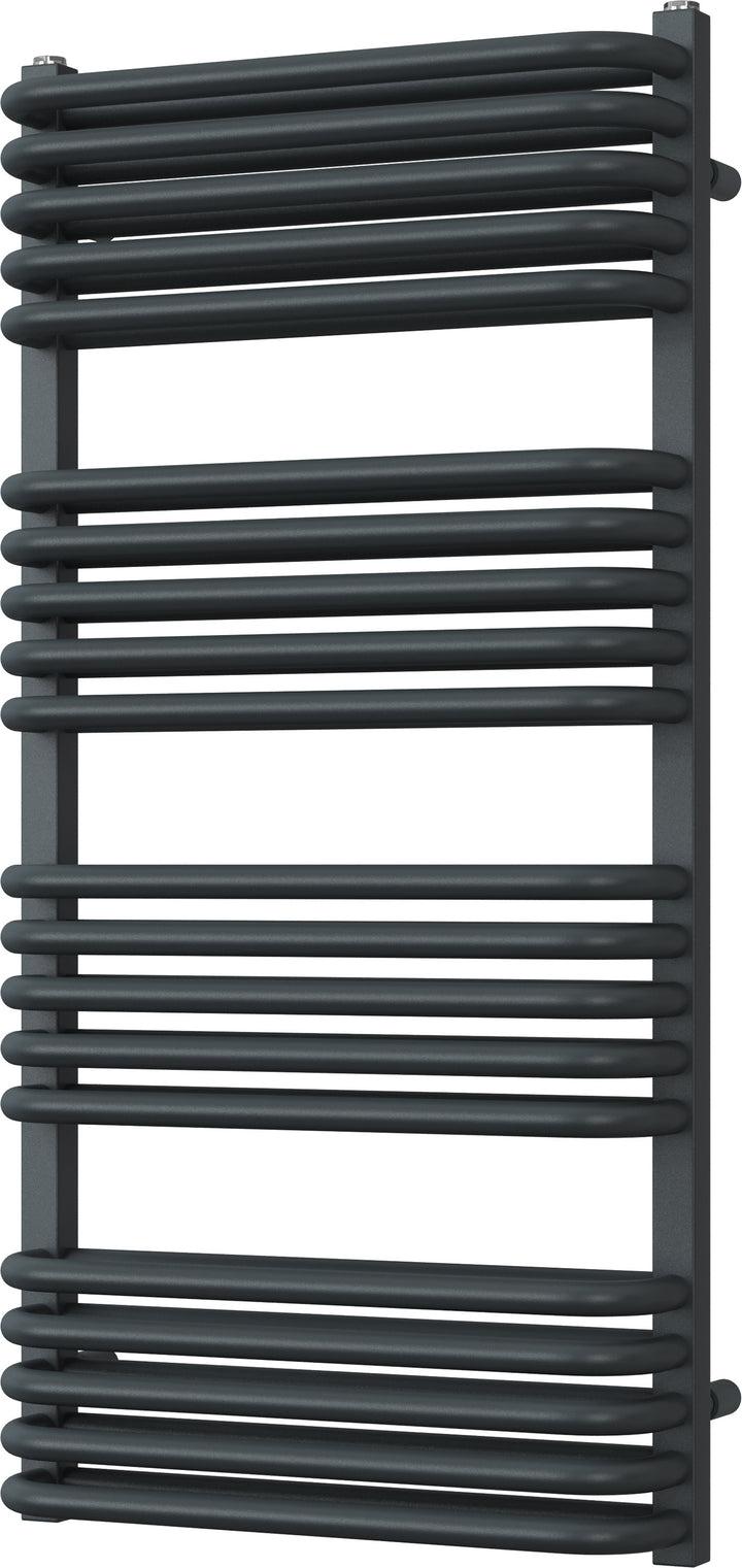 Crossmoor - Anthracite Towel Radiator - H1000mm x W500mm