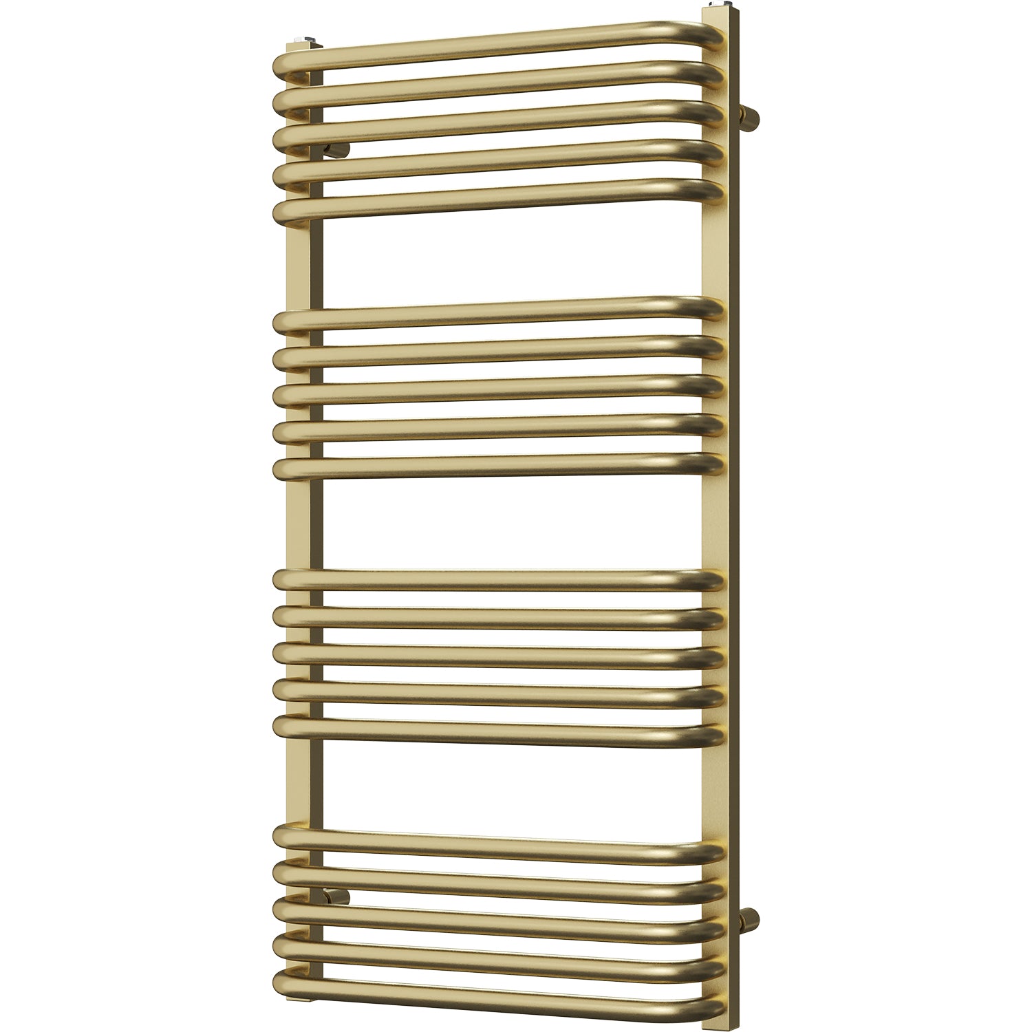 Crossmoor - Brushed Gold Towel Radiator - H1000mm x W500mm