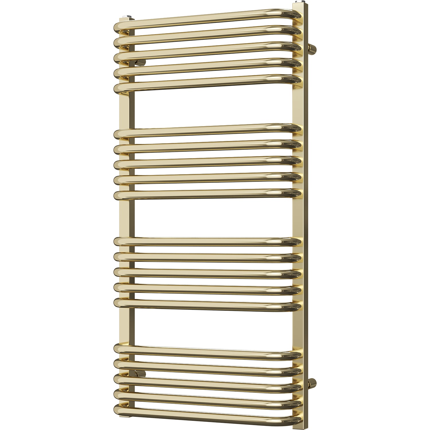 Crossmoor - Polished Gold Towel Radiator - H1000mm x W500mm
