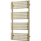 Crossmoor - Polished Brass Towel Radiator - H1000mm x W500mm