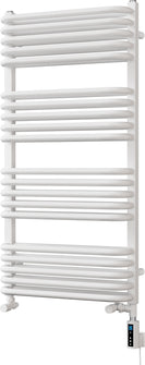 Crossmoor - White Dual Fuel Towel Rail H1000mm x W500mm Thermostatic WIFI