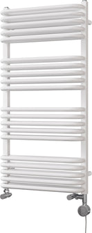 Crossmoor - White Dual Fuel Towel Rail H1000mm x W500mm Thermostatic