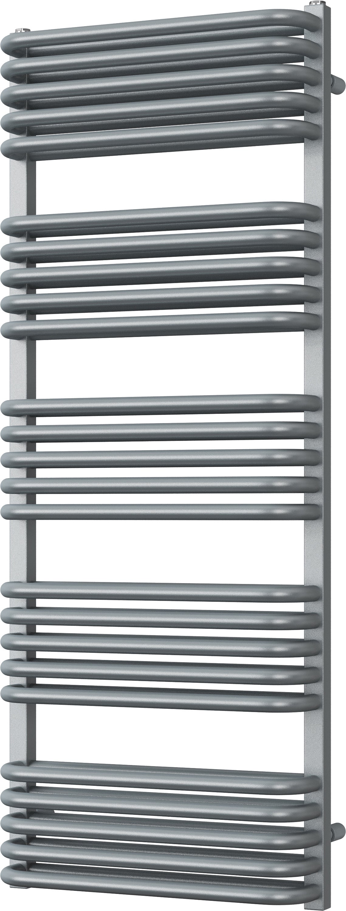 Crossmoor - Silver Towel Radiator - H1269mm x W500mm
