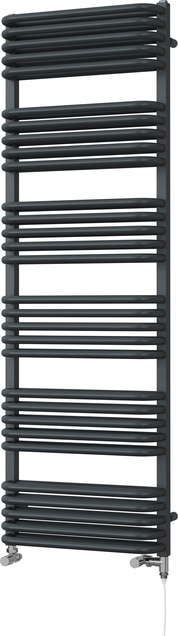 Crossmoor - Anthracite Dual Fuel Towel Rail H1533mm x W500mm Standard