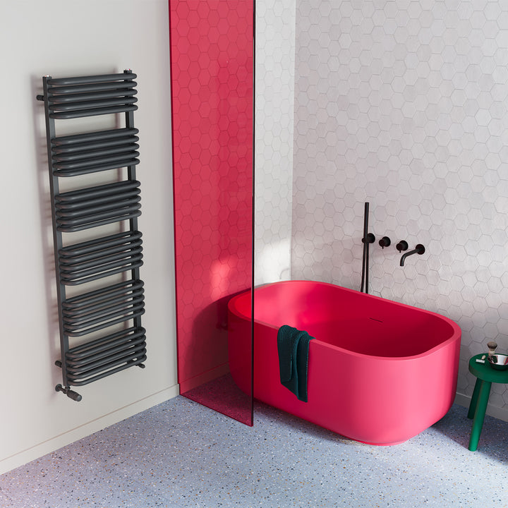 Crossmoor - Anthracite Towel Radiator - H1533mm x W500mm