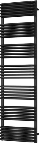 Crossmoor - Black Towel Radiator - H1800mm x W500mm