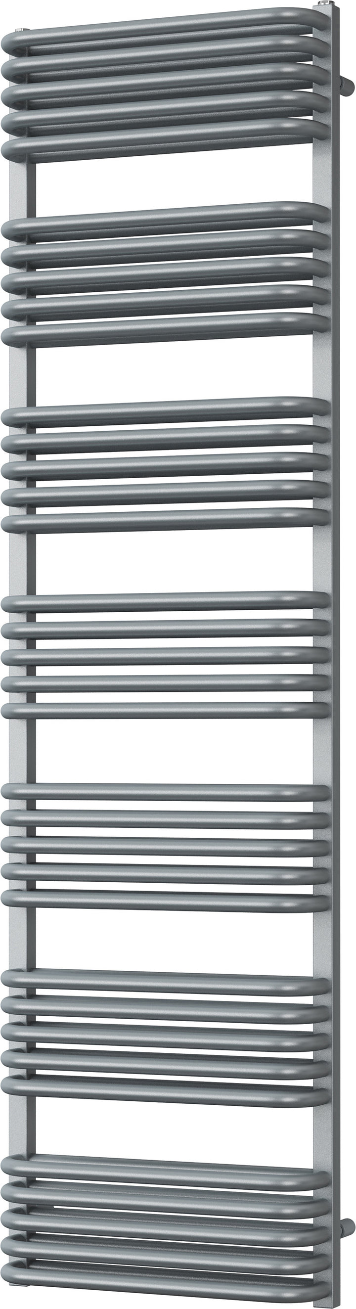 Crossmoor - Silver Towel Radiator - H1800mm x W500mm