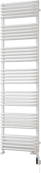 Crossmoor - White Dual Fuel Towel Rail H1800mm x W500mm Thermostatic WIFI
