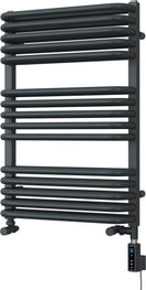 Crossmoor - Anthracite Dual Fuel Towel Rail H736mm x W500mm Thermostatic WIFI