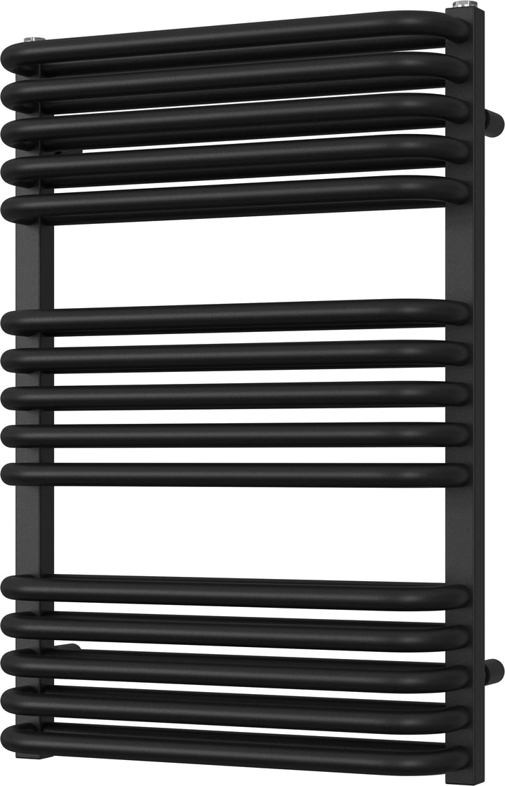 Crossmoor - Black Towel Radiator - H736mm x W500mm