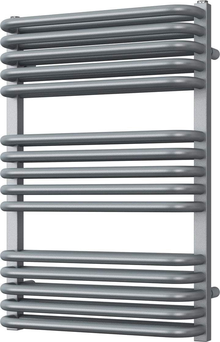 Crossmoor - Silver Towel Radiator - H736mm x W500mm