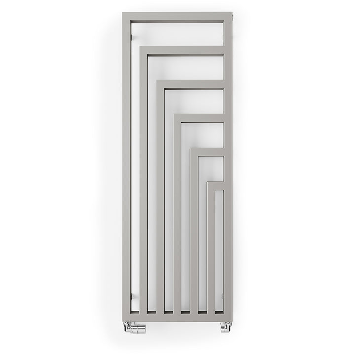 Angus - Nickel Matt Vertical Radiator H1460mm x W520mm Single Panel