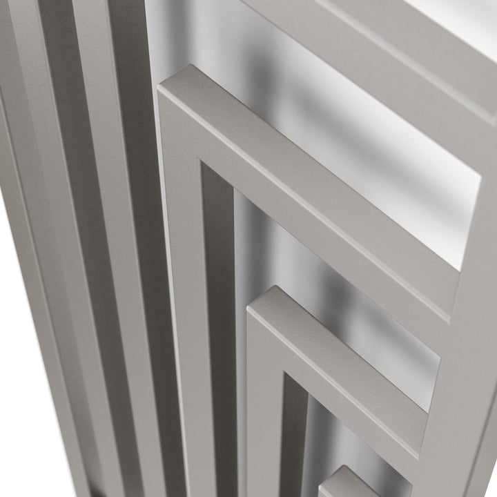 Angus - Nickel Matt Vertical Radiator H1460mm x W520mm Single Panel