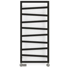 Zig Zag - Black Towel Radiator - H1070mm x W500mm