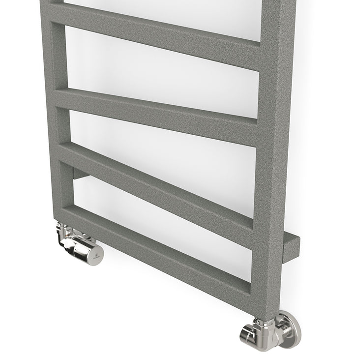 Zig Zag - Salt & Pepper Towel Radiator - H1070mm x W500mm