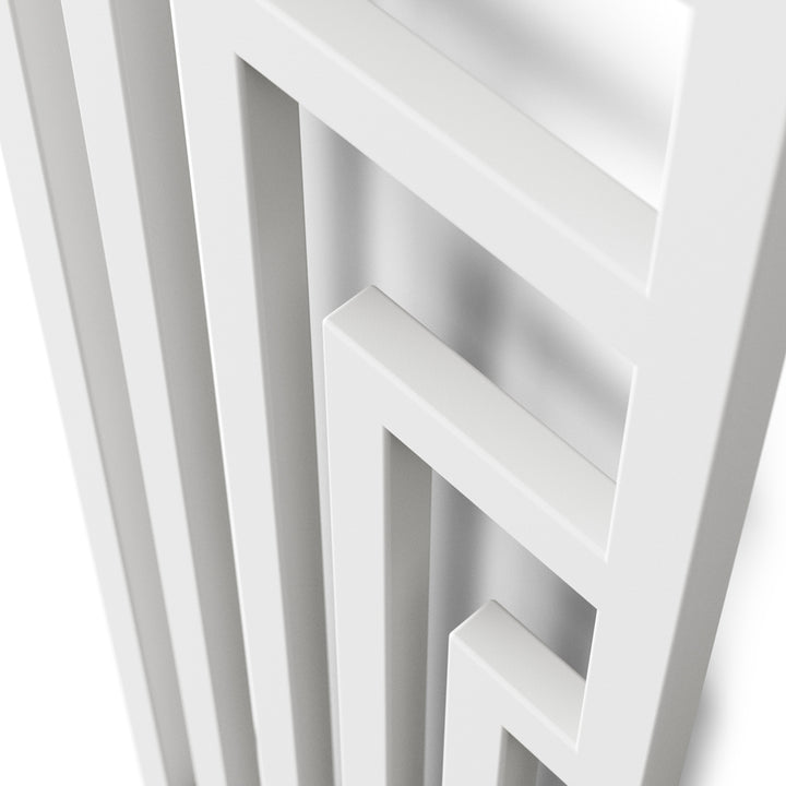 Angus  - White Vertical Radiator H1300mm x W440mm Single Panel