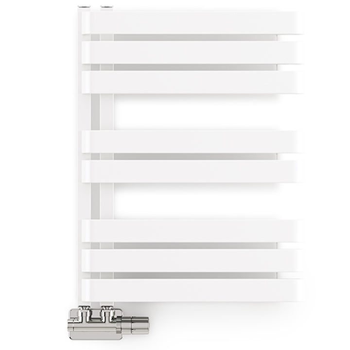 Warp S - White Towel Radiator - H655mm x W500mm