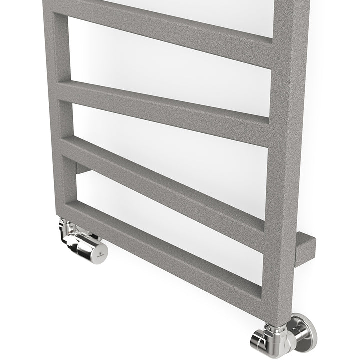 Zig Zag - Salt & Pepper Towel Radiator - H835mm x W500mm