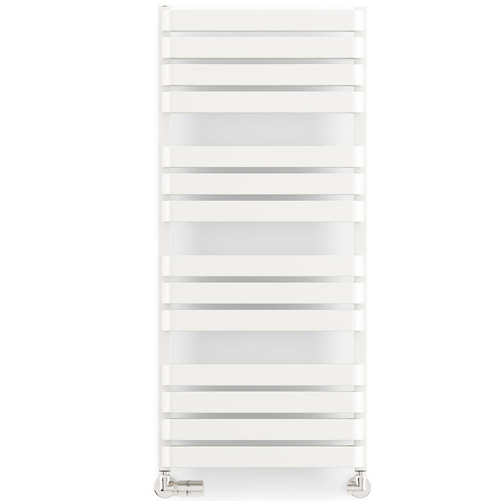 Warp T Bold - White Towel Radiator - H1110mm x W500mm