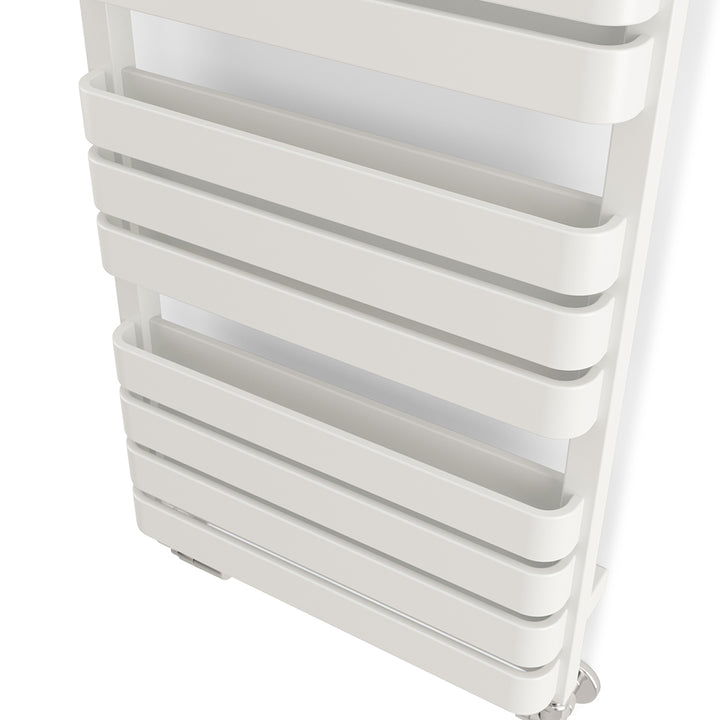 Warp T Bold - White Towel Radiator - H1110mm x W500mm