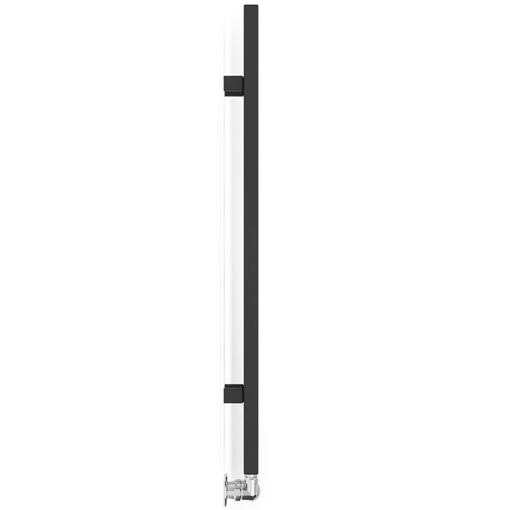 Easy - Black Towel Radiator - H960mm x W200mm