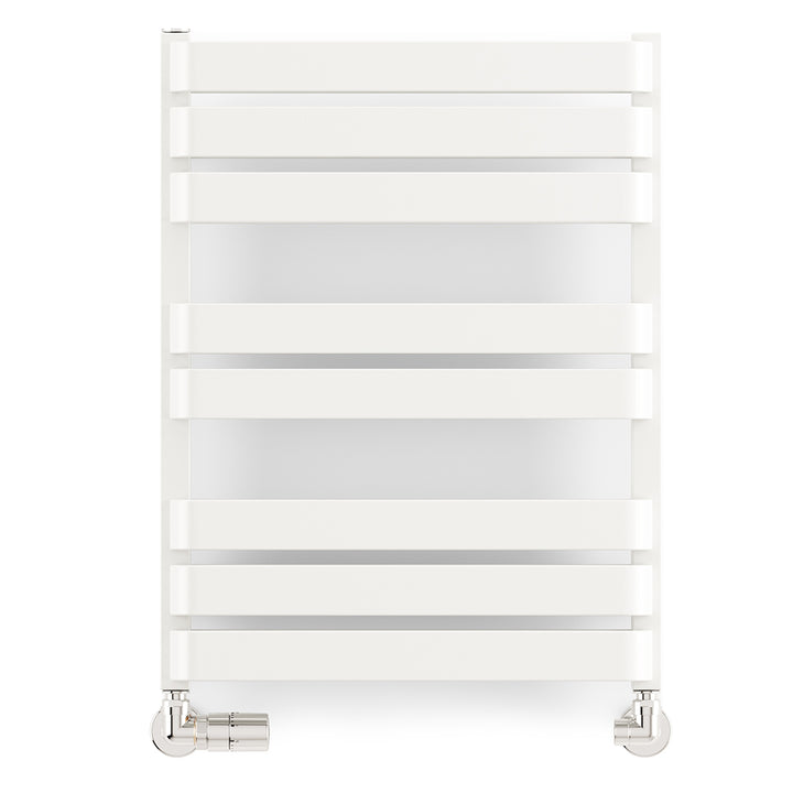 Warp T Bold - White Towel Radiator - H655mm x W500mm