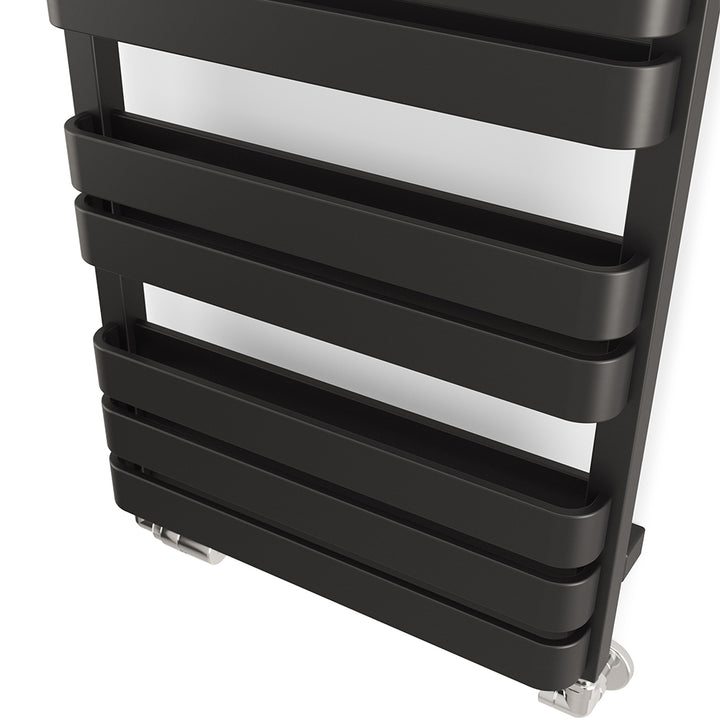 Warp T Bold - Black Towel Radiator - H655mm x W500mm