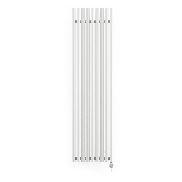 Rolo-Room - White Vertical Electric Radiator H1800mm x W480mm 1000w Thermostatic