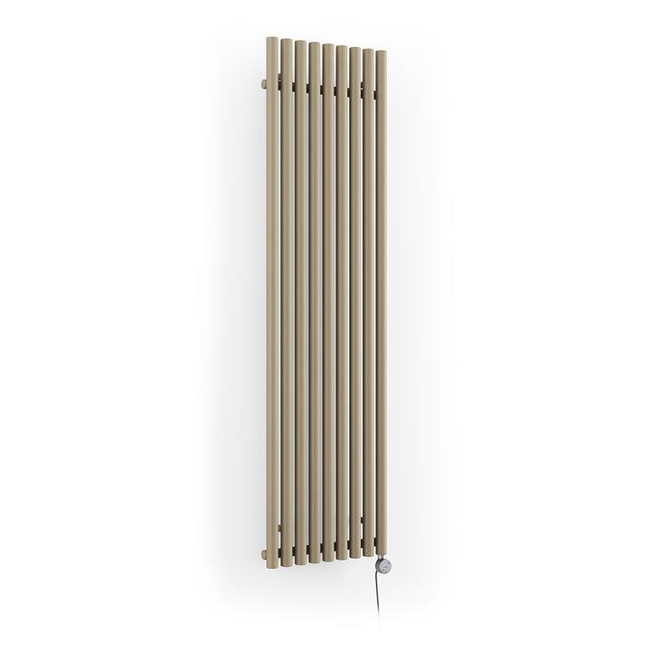 Rolo-Room - Quartz Mocha Vertical Electric Radiator H1800mm x W480mm 1000w Thermostatic